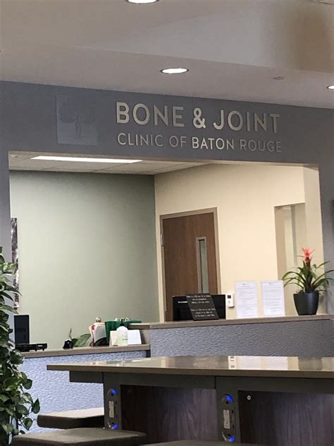 Bone and joint clinic of baton rouge - Bone & Joint Clinic Of Baton Rouge Inc. 7301 Hennessy Blvd Ste 200. Baton Rouge, LA, 70808. LOCATIONS . Bone & Joint Clinic Of Baton Rouge Inc. Bone & Joint Clinic of Baton Rouge. 7301 Hennessy Blvd Ste 200. Baton Rouge, LA, 70808. Tel: (225) 766-0050. Visit Website . Accepting New Patients ; Medicare Accepted ; Medicaid Accepted ; …